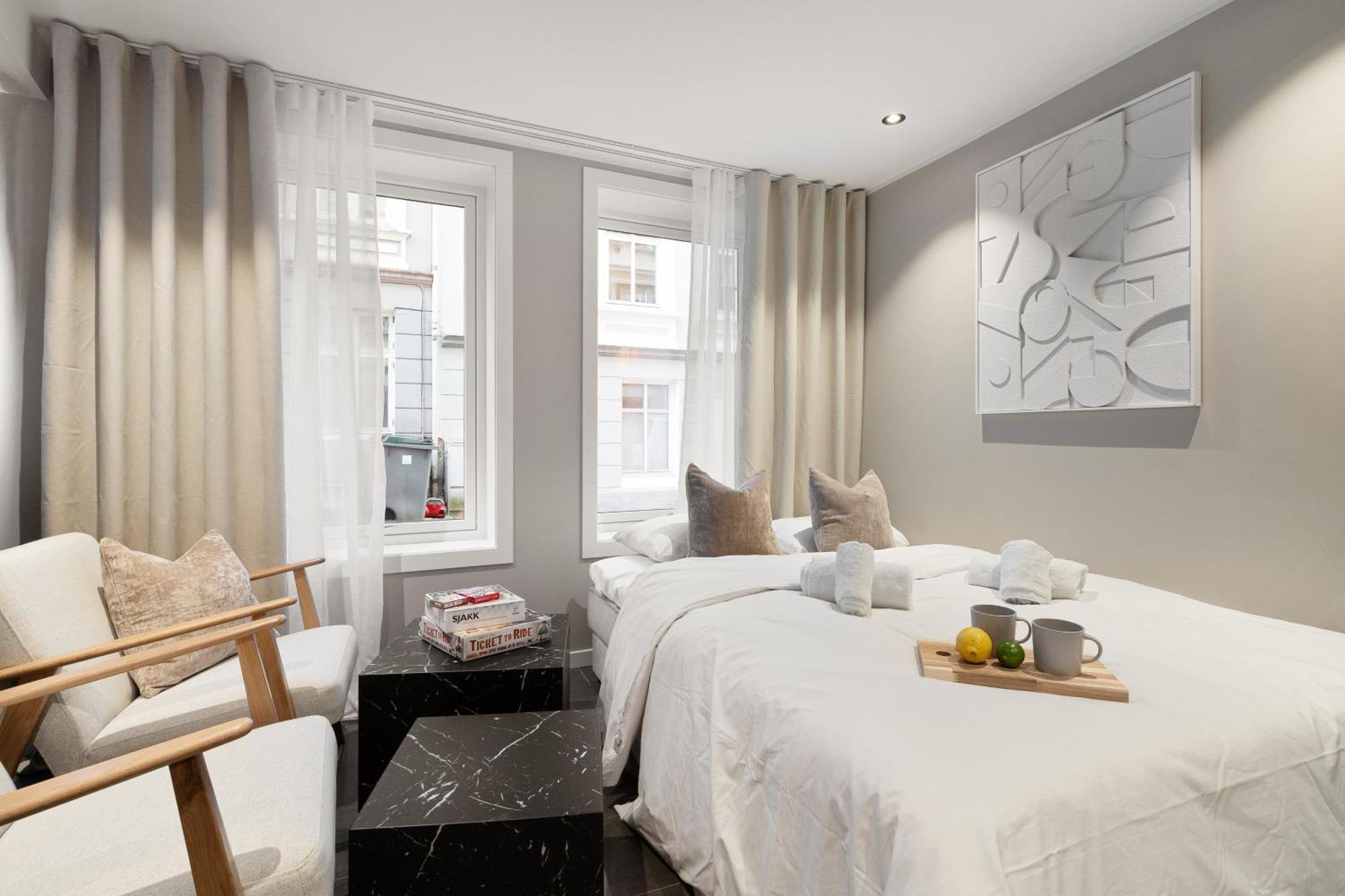 Renovated Jan 24 - Queen Beds - Behind Bryggen Берген Екстериор снимка